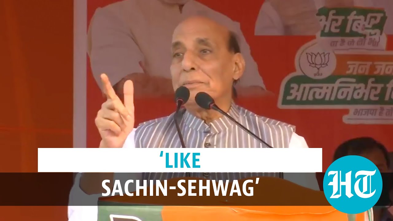 &lsquo;Like Sachin-Sehwag&rsquo;: Rajnath Singh lauds BJP-JDU alliance | Bihar polls 2020