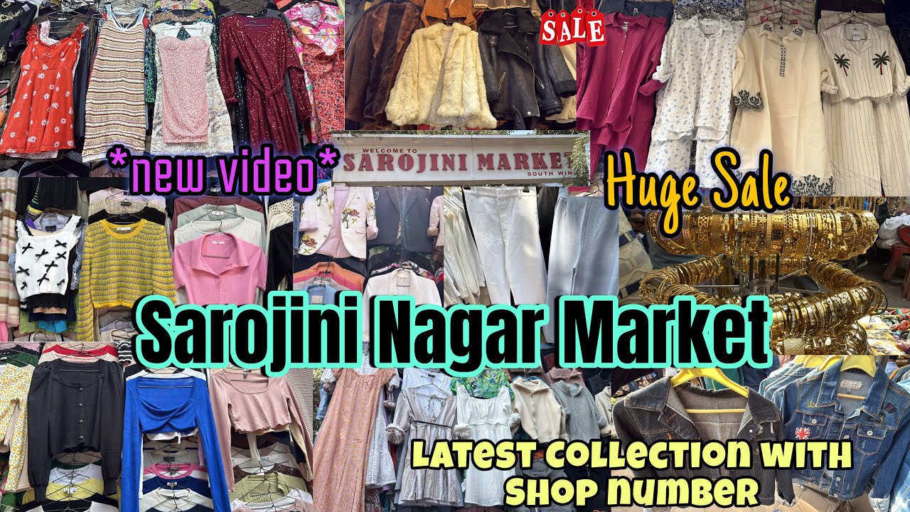 Sarojini Nagar Market Delhi✨| Latest Collection 2026 with Shop Number | Jasmine kaur #sarojininagar 