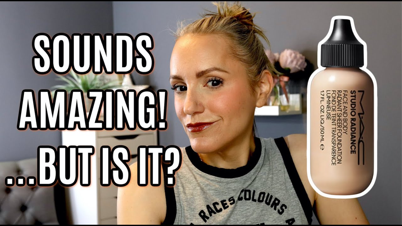 NEW MAC RADIANT FACE & BODY FOUNDATION | SHEER COVERAGE | DRY SKIN