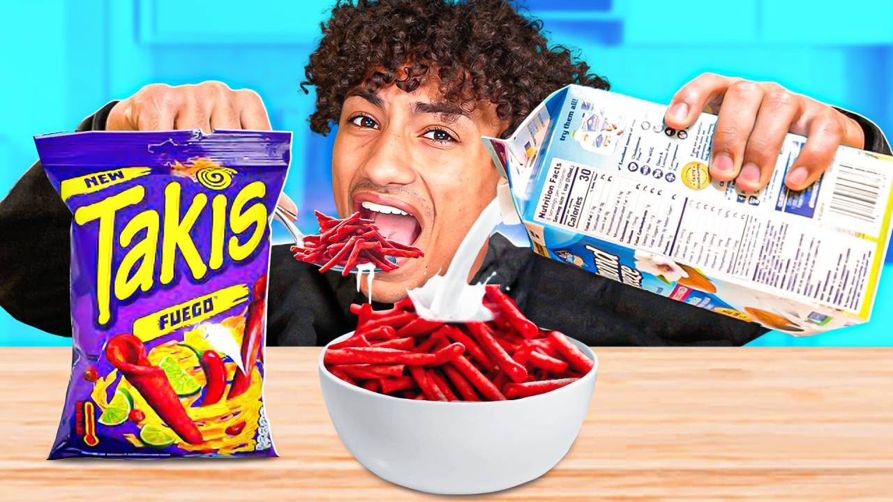 Употребление САМЫХ СТРАННЫХ сочетаний продуктов НА СВЕТЕ!!