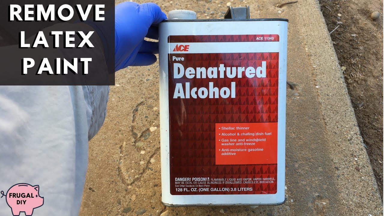 Remove Latex Paint