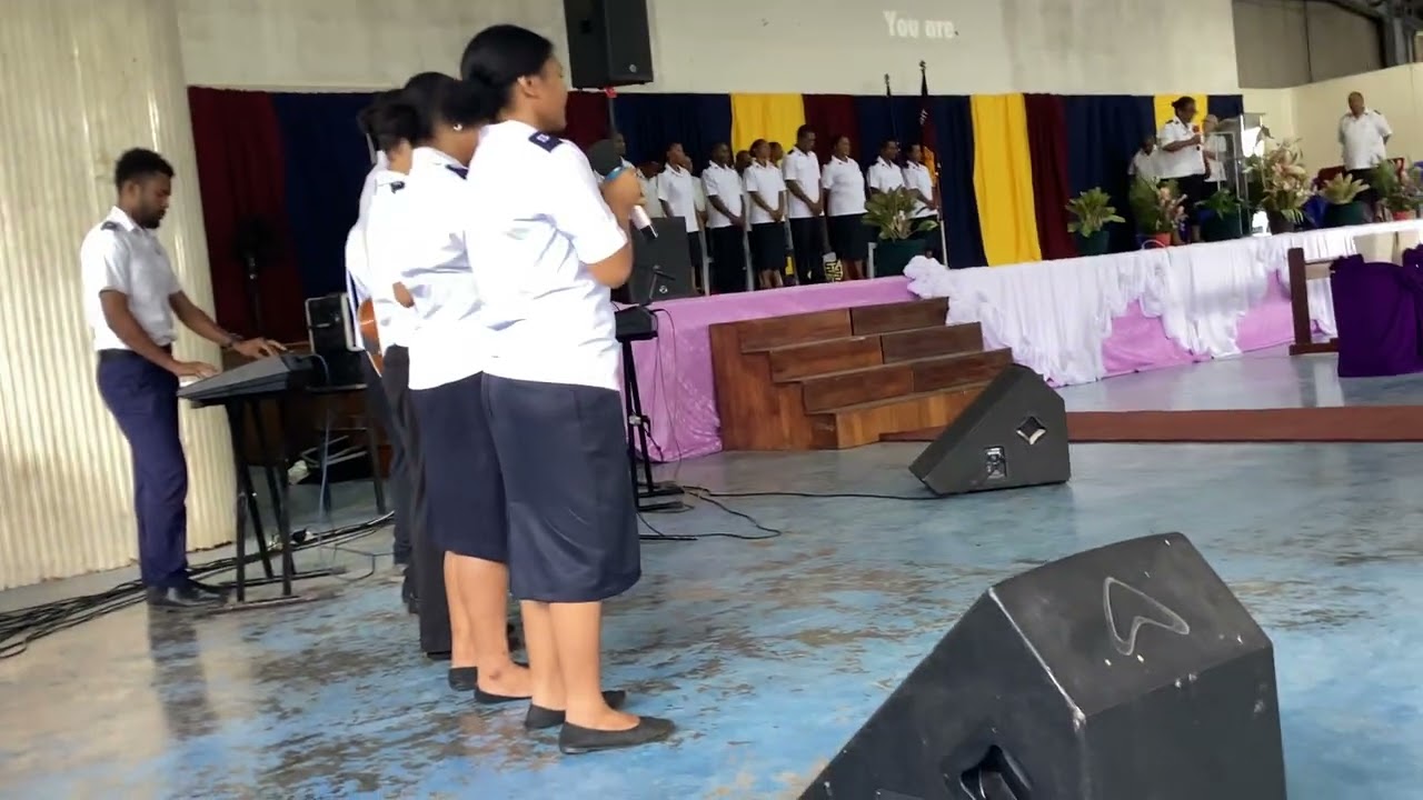 Cadets welcome meeting in Boroko THQ.