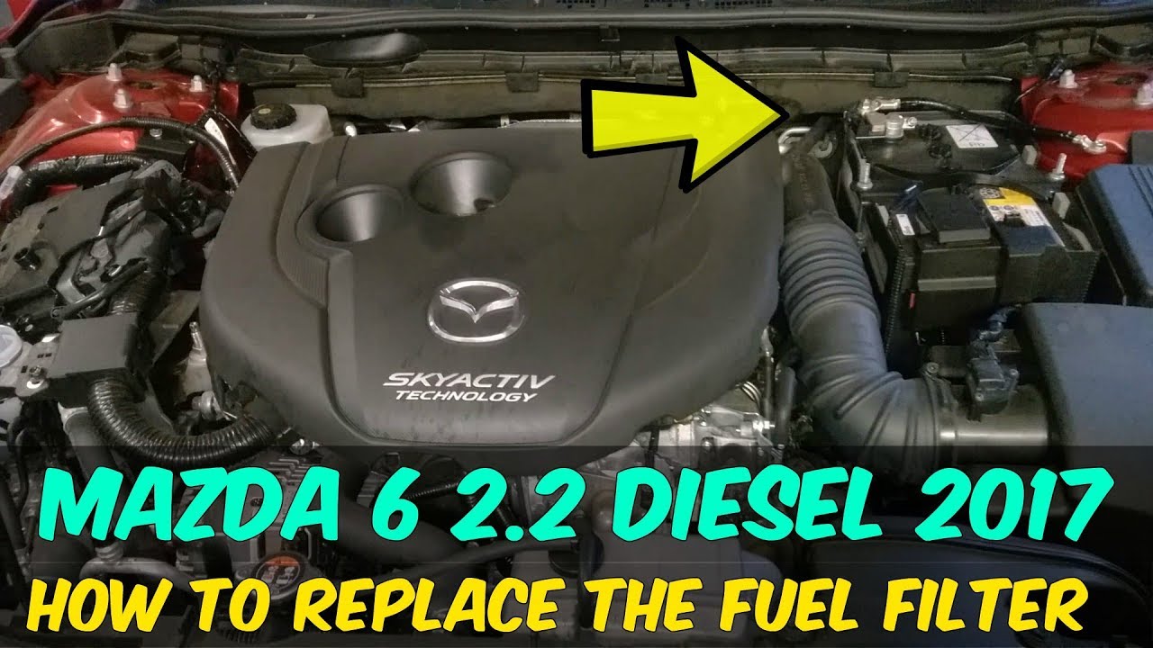 2013--2018 Mazda 6 Fuel Filter Replacement - How To DIY