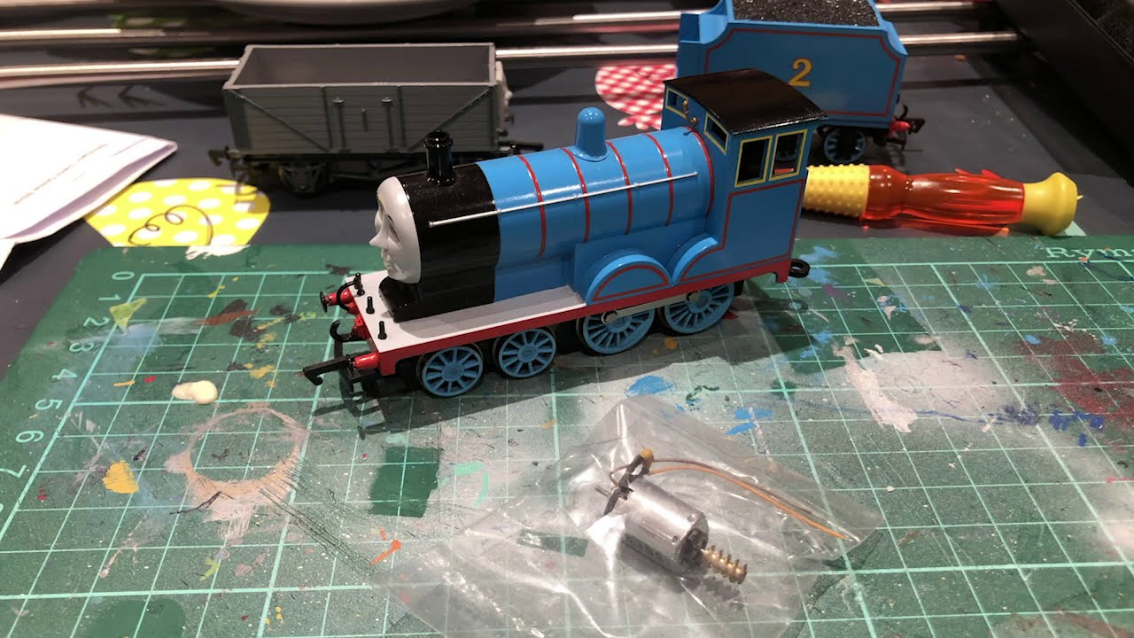 Replacing Bachmann Edward the Blue Engine's motor