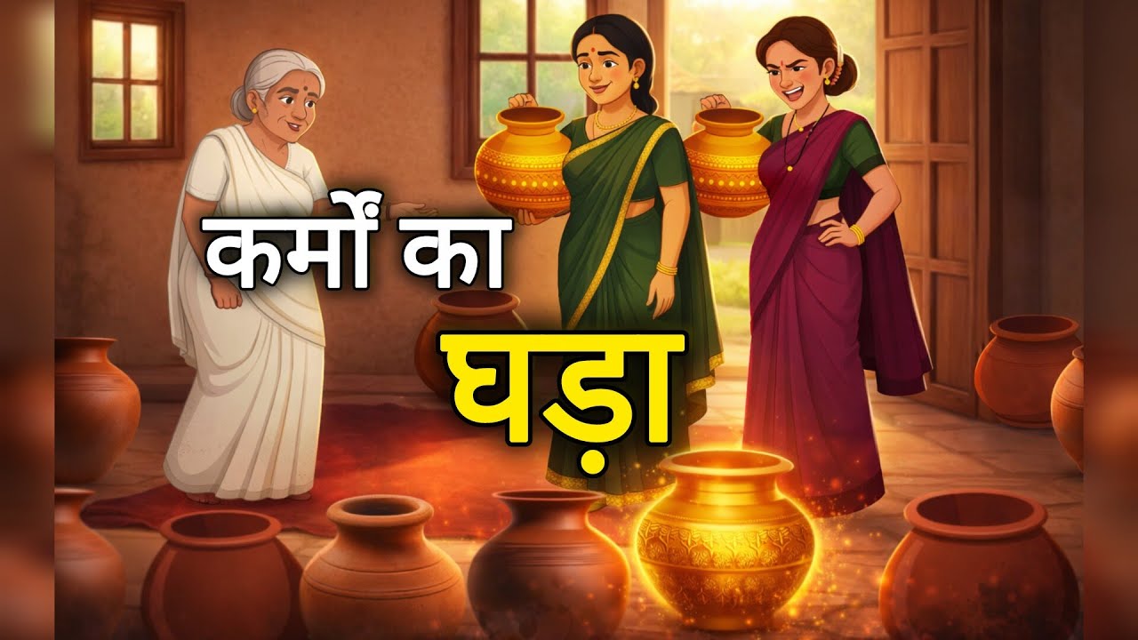 कर्मों के घड़े | लालची बहू का बुरा हाल | Hindi Moral Story | Hindi kahani | Jadui kahani |✓