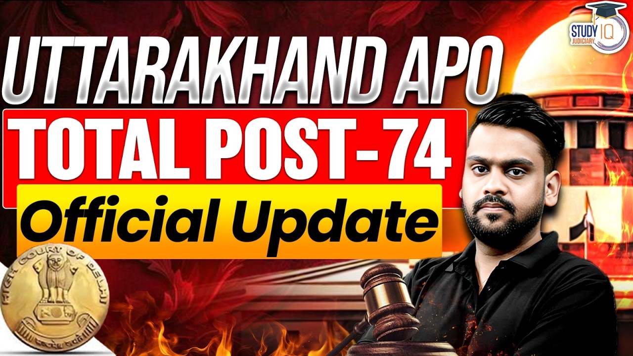 Uttarakhand APO Official Update | Complete Details by Nishank Sir