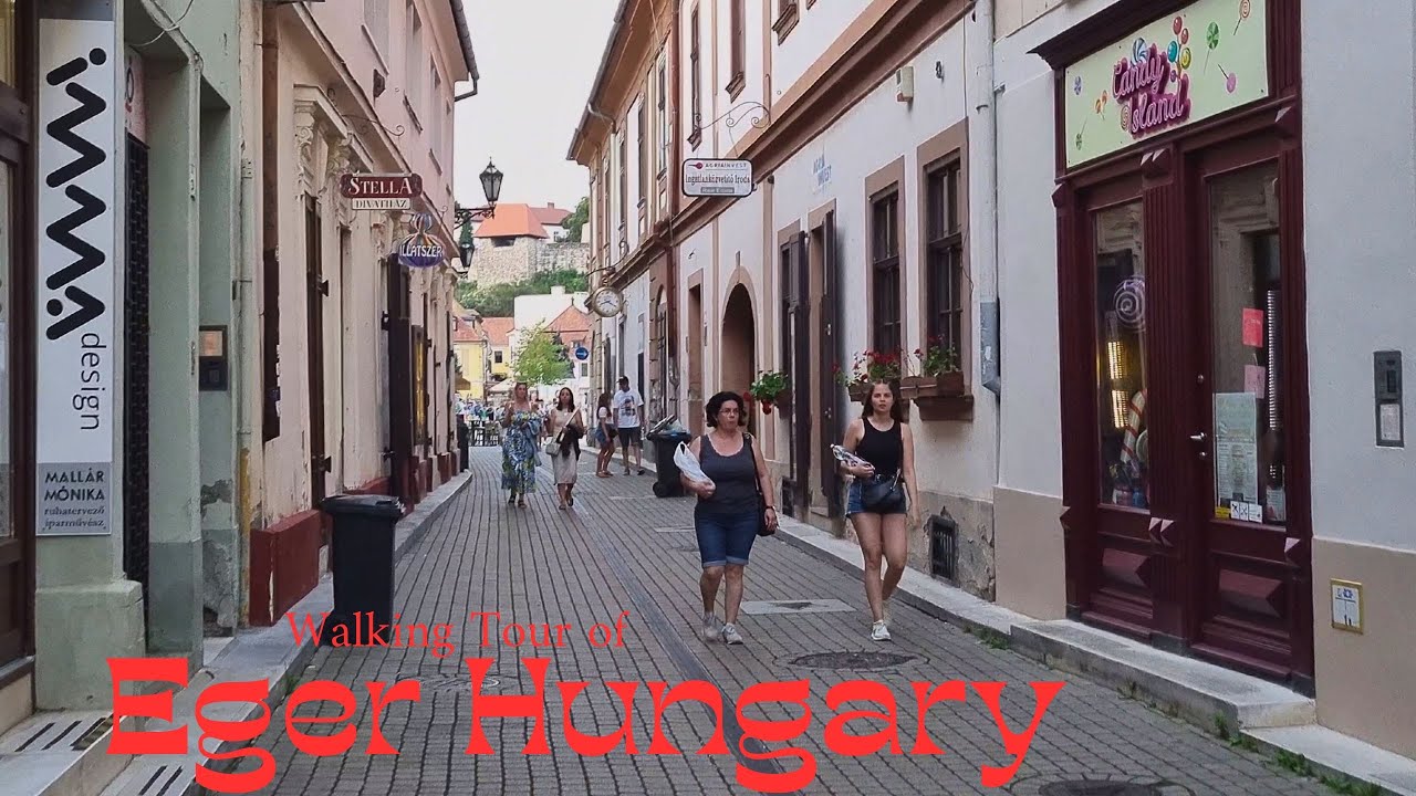 Walking around Eger Hungarian