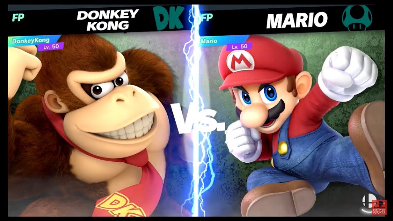 Super Smash Bros Ultimate Amiibo Fights – Donkey Kong vs the World #1 Donkey Kong vs Mario