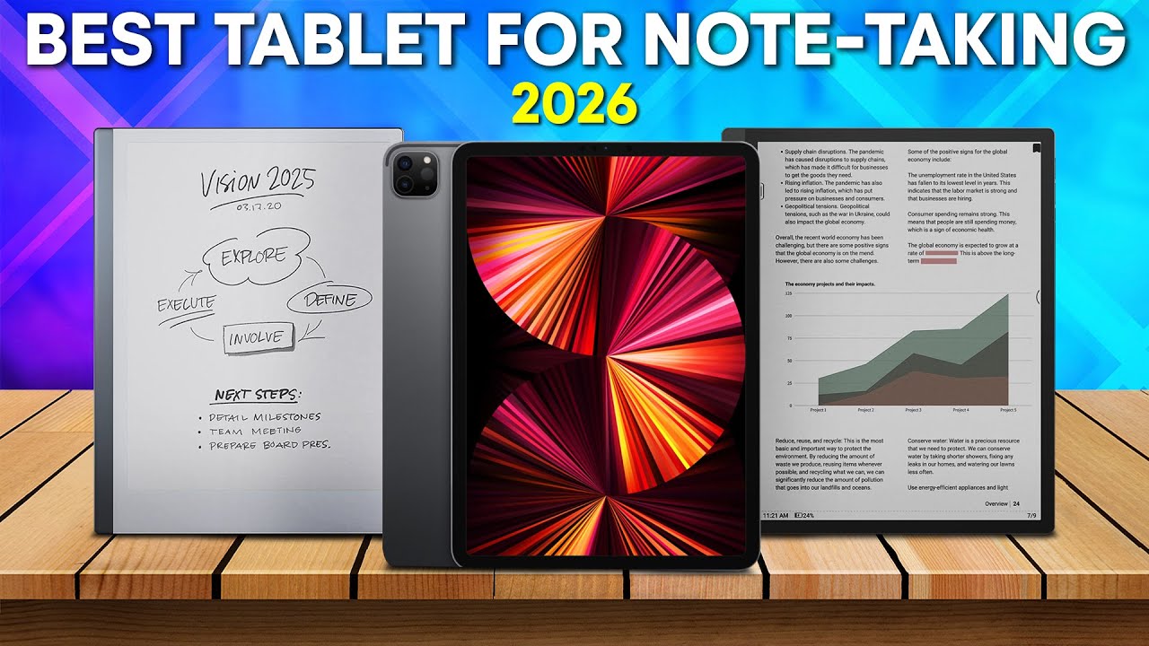 Best Tablet For Note-Taking - Top 5 Note-Taking Tablets of 2026