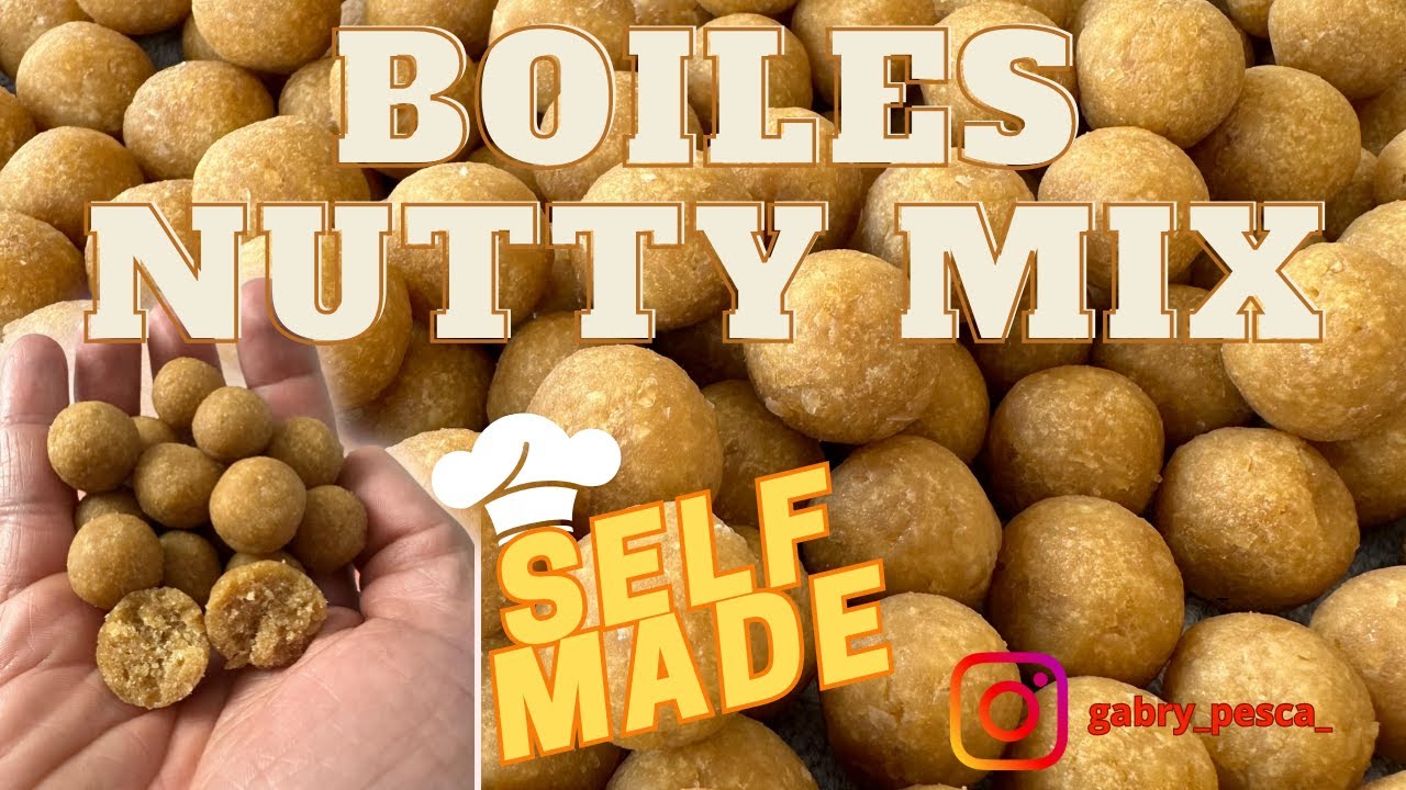 Carpfishing - Boiles nutty mix self-made