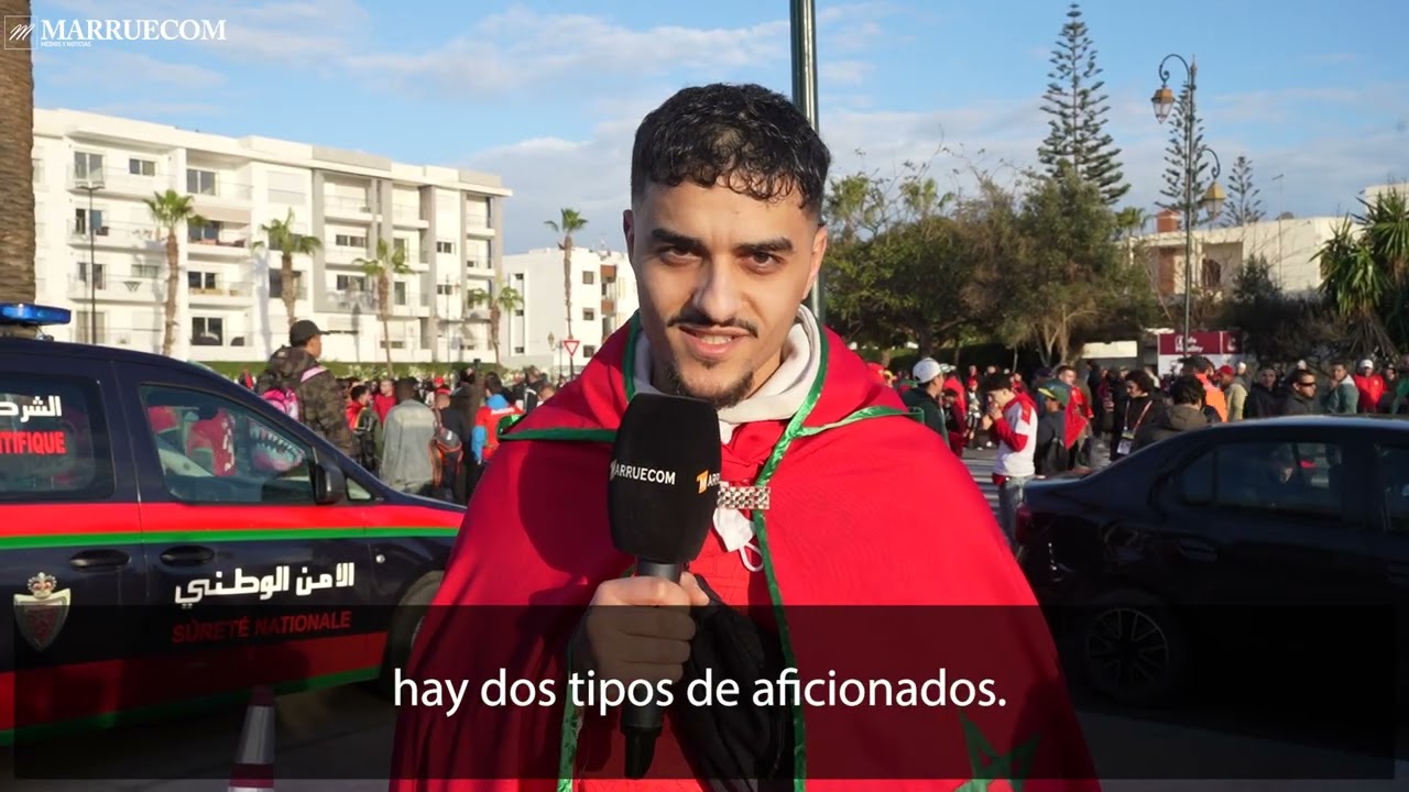 Los aficionados marroquíes confían en su selección para alcanzar la final ante Nigeria