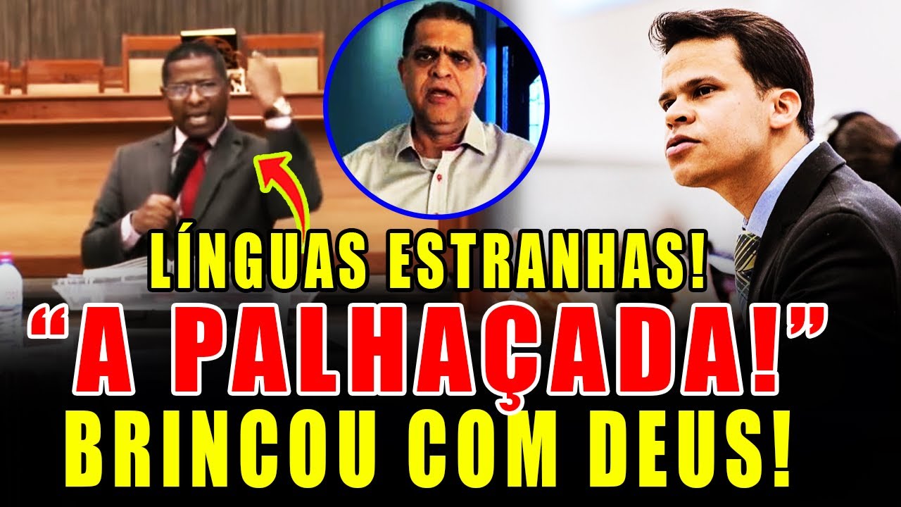 Pr Osiel Gomes Línguas estranhas VAMOS PARAR COM ISSO! Pr Eliseu Rodrigues