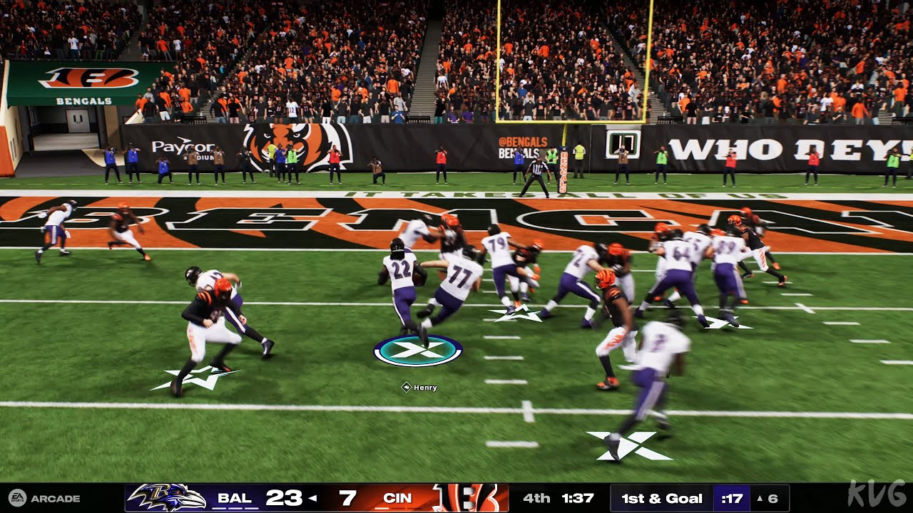 Madden NFL 25 - Baltimore Ravens vs Cincinnati Bengals - Gameplay (PS5 UHD) [4K60FPS]