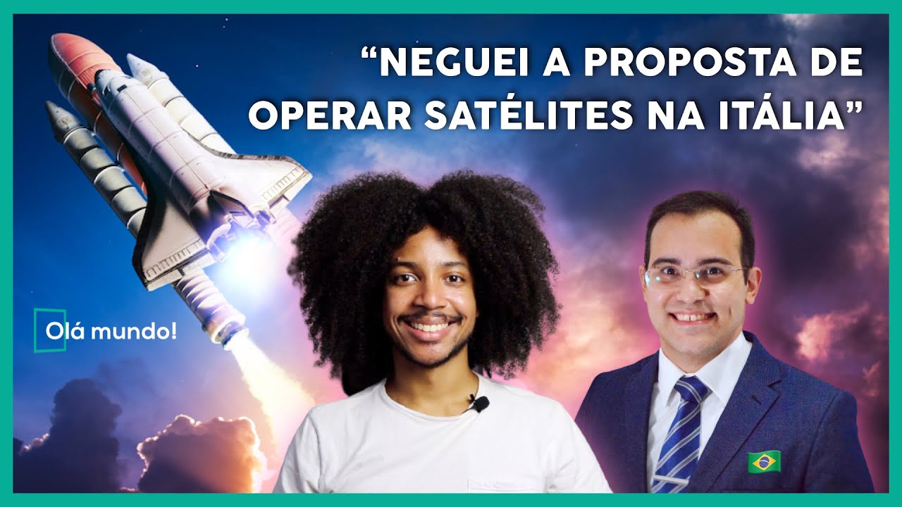 ENGENHEIRO AEROESPACIAL usa PYTHON? Carreira de um OPERADOR DE SATÉLITES no Brasil | Olá Mundo #08