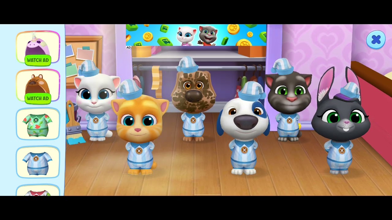 Talking Tom friends day5