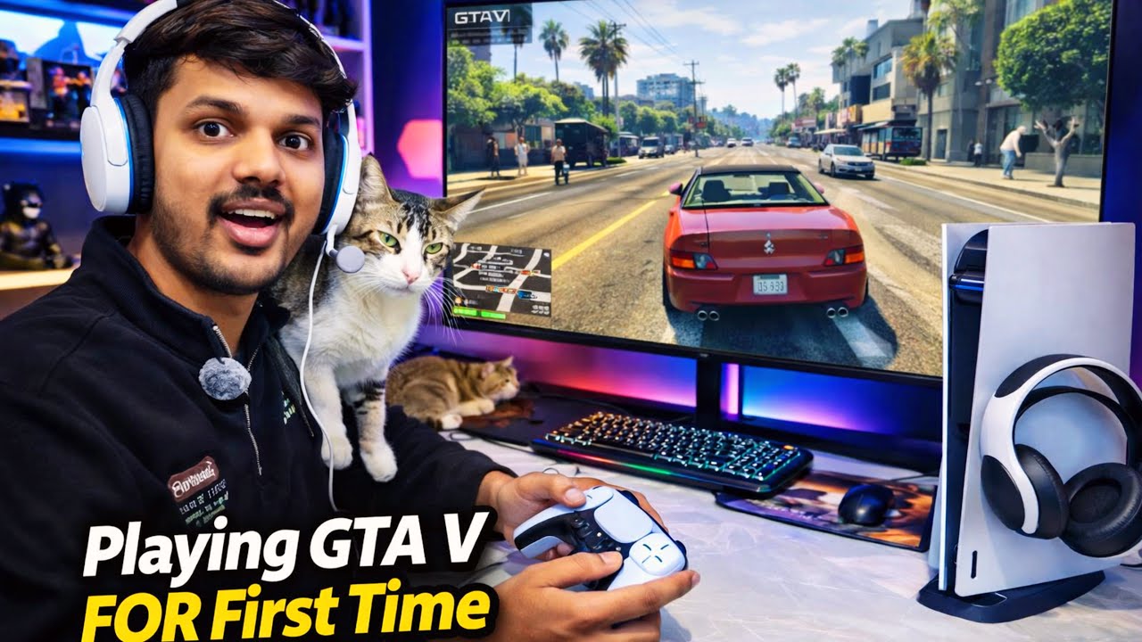 Playing GTA V on My New PS5 for the First Time 😍 | Story Mode Bank Robbery | Yayawar Vlogs Gaming