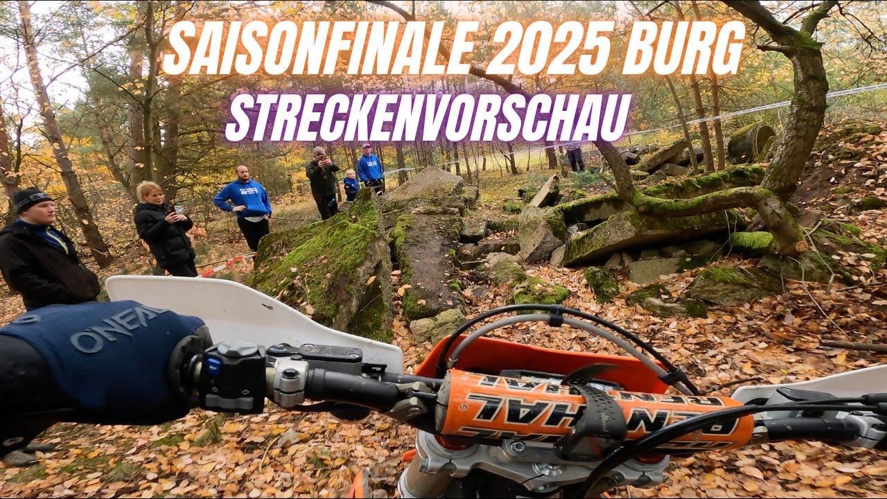 Enduro DEM Burg 2025 Streckenvorschau // Saisonfinale // Track Preview