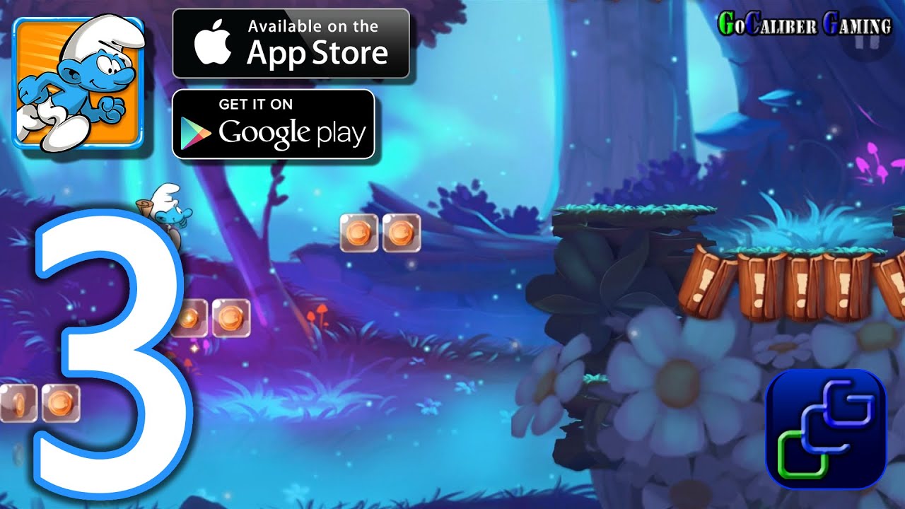 The SMURFS Epic Run Android iOS Walkthrough - Part 3 - Stage 13-15 Weekly Tournament