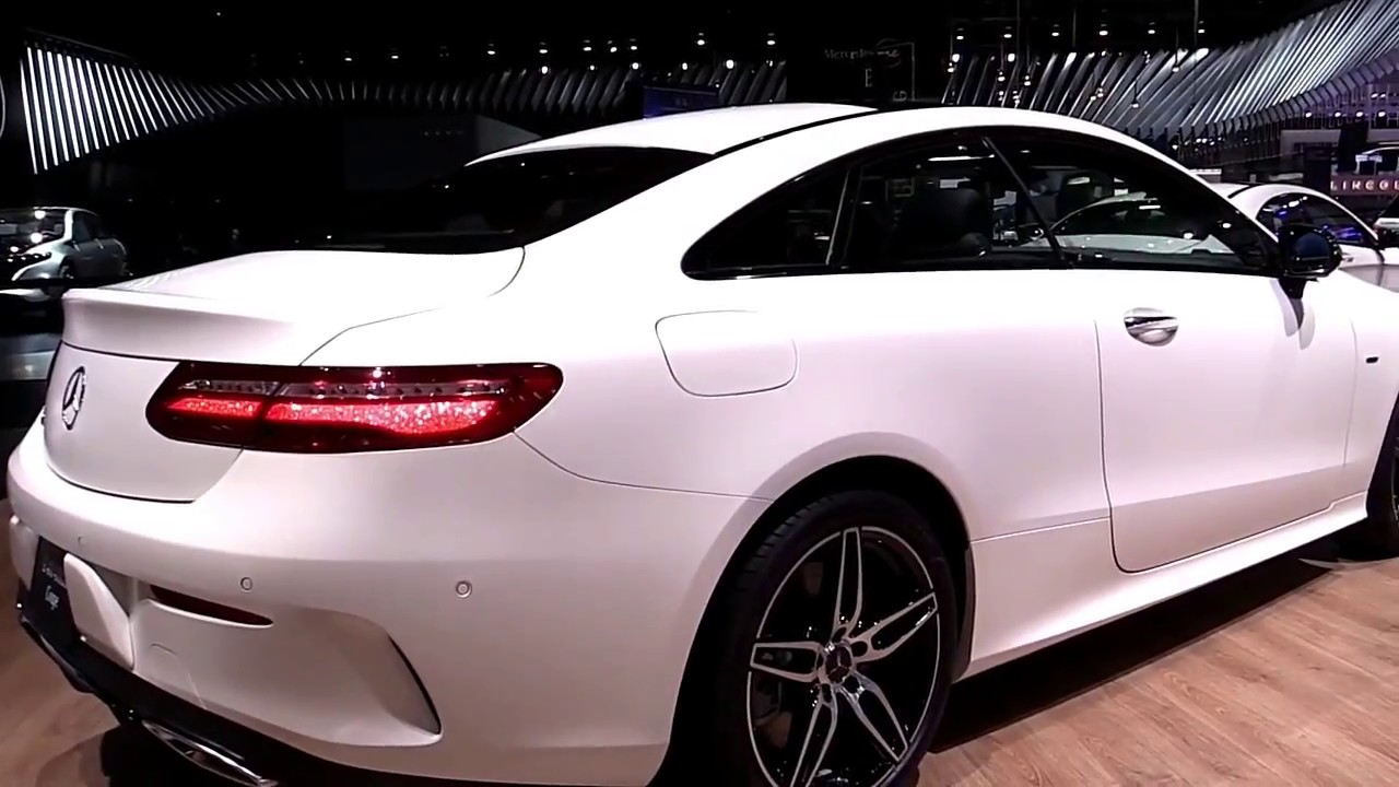 2018 Mercedes E Class Coupe E400 4Matic White Edition Look In 4K