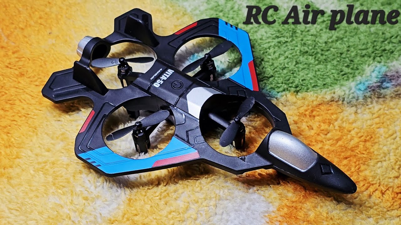 🛩️ 4-AXIS UAV VITA-50 RC Airplane 🔥 Best RC Drone Under ₹2500 | Long Range Flying Test & Review |