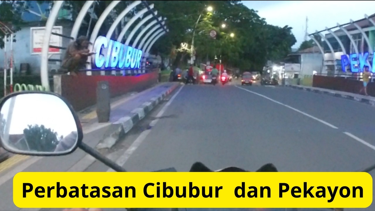 Perbatasan Cibubur dan Pekayon - Pake Vega R new