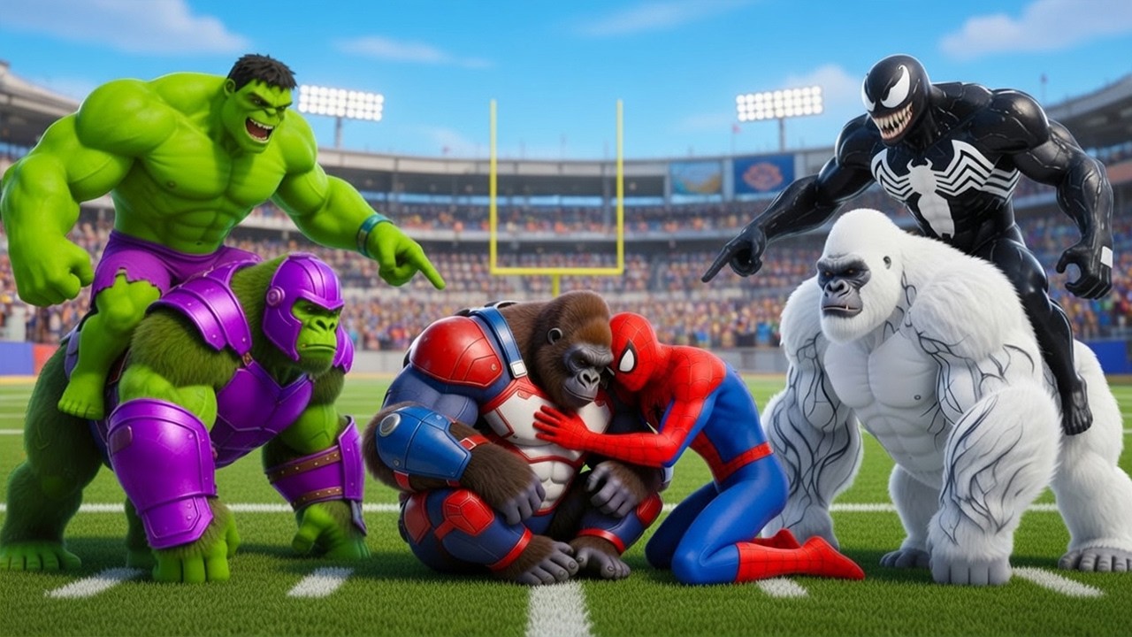 🦍🕷 SPIDERMAN Wins The Magic Legendary King Kong Racing Championship – Epic Racing Challenge?!