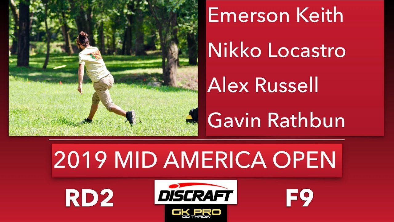 2019 Mid America Open | RD2, F9, MPO | Locastro, Keith, Russell, Rathbun