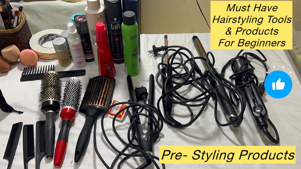 Must-Have Hair Styling Tools & Products for Beginners 💇‍♀️✨| Explained by A PROFESSIONAL HAIR ARTIST