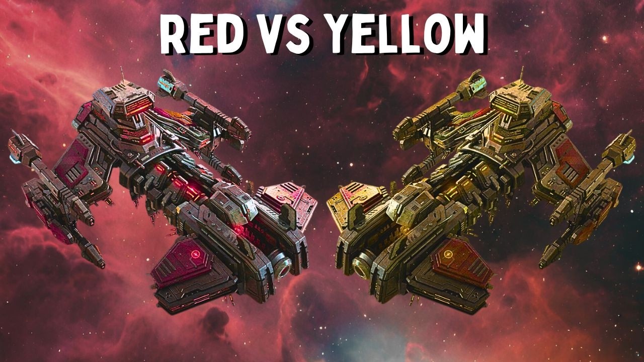 RED BCS VS YELLOW BCS - Gear Mode [Starcraft 2 Direct Strike]