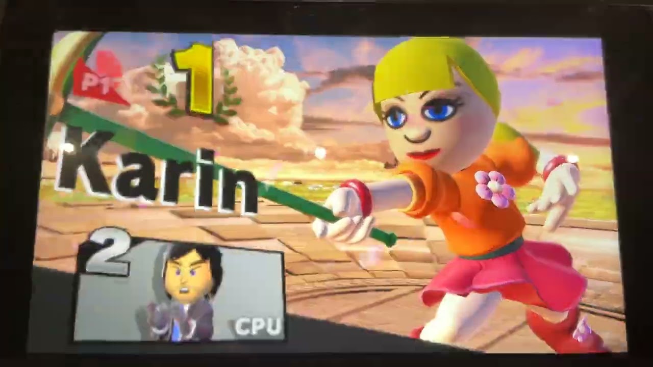 Super Smash Bros Ultimate - SF Karin Kanzuki Arcade Playthrough Part 2 (2018)