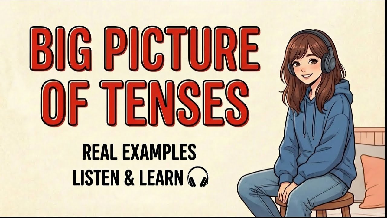 Taking About the Big Picture of Tenses #tensesinenglish #englishpractice