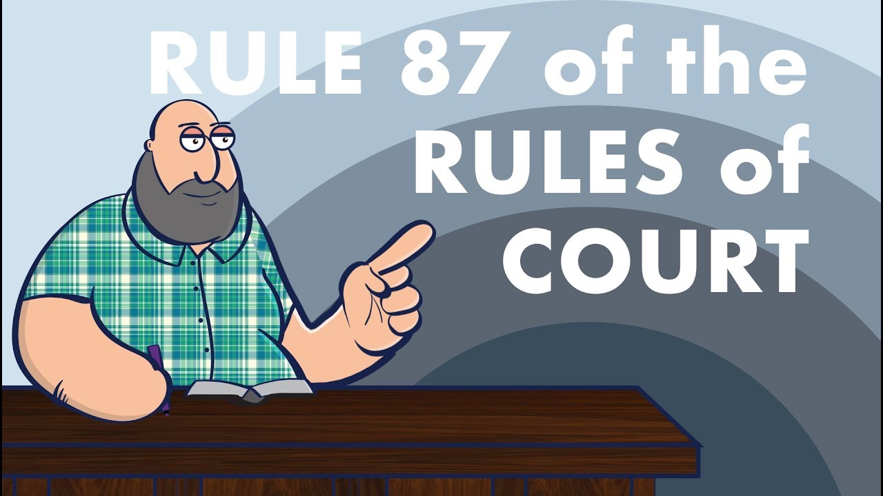 Rule 87 of the Rules of Court [SPECIAL PROCEEDINGS]