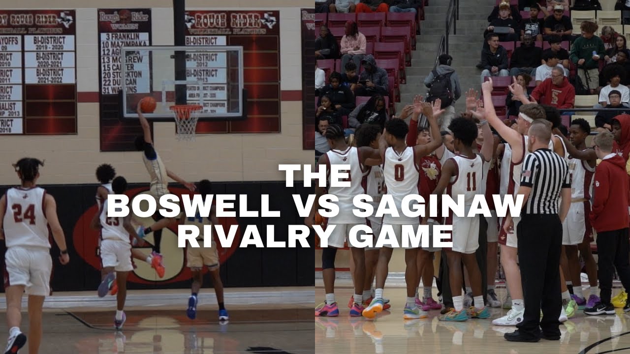 THIS RIVALRY GAME WENT BACK AND FORTH! | Saginaw HS VS Boswell HS Game Highlights