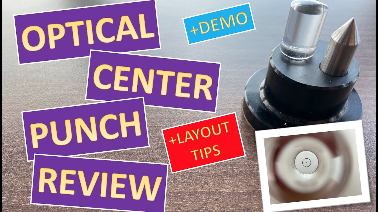 Optical Punch - Improve Accuracy of Drilled Holes with this Tool! Precision Engineering!