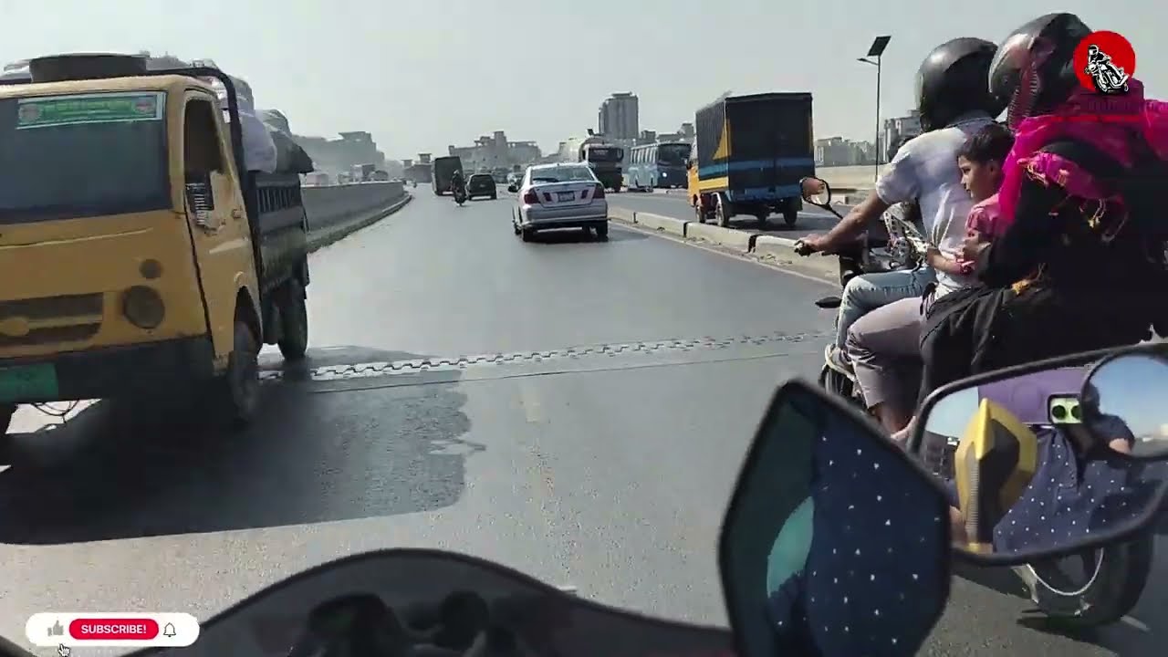 Tongi Station Road to Airport, Dhaka Bangladesh | Ride With Tesvir