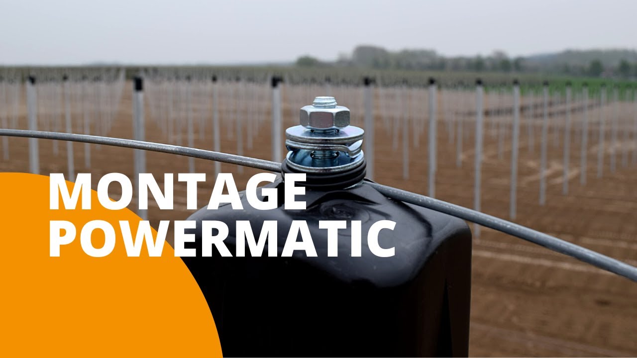 PowerMatic Post Cap Montage with Hailnet- FRUITSECURITY HOLLAND