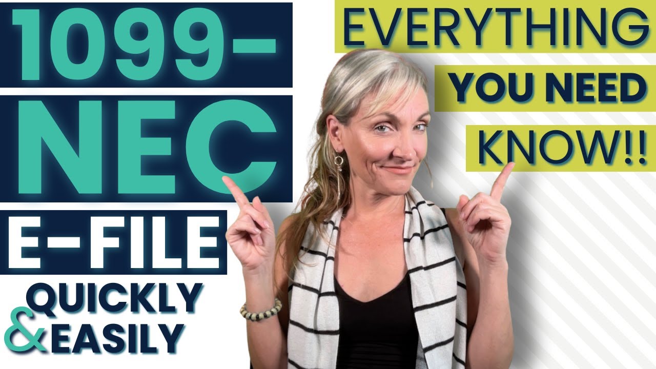 How to E-file Form 1099-NEC (IN 5 MINUTES, EASY!) - Plus, everything you need to know!