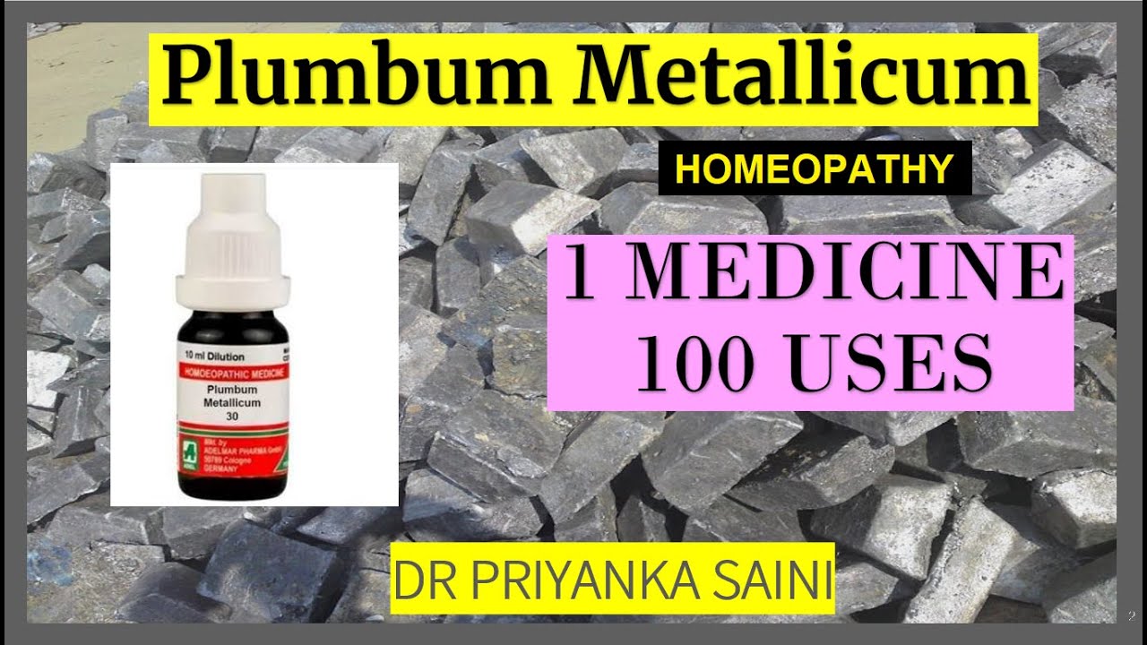 Plumbum Metallicum: Гомеопатическое лекарство || 1 лекарство 100 применений|| Паралич @dr.priyank...