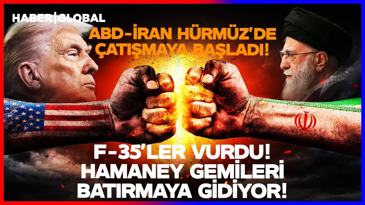 TRUMP F-35'lerle BÖYLE VURDU DÜNYA TETİKTE! ABD-İran Çatışması Hürmüz'de Başladı!