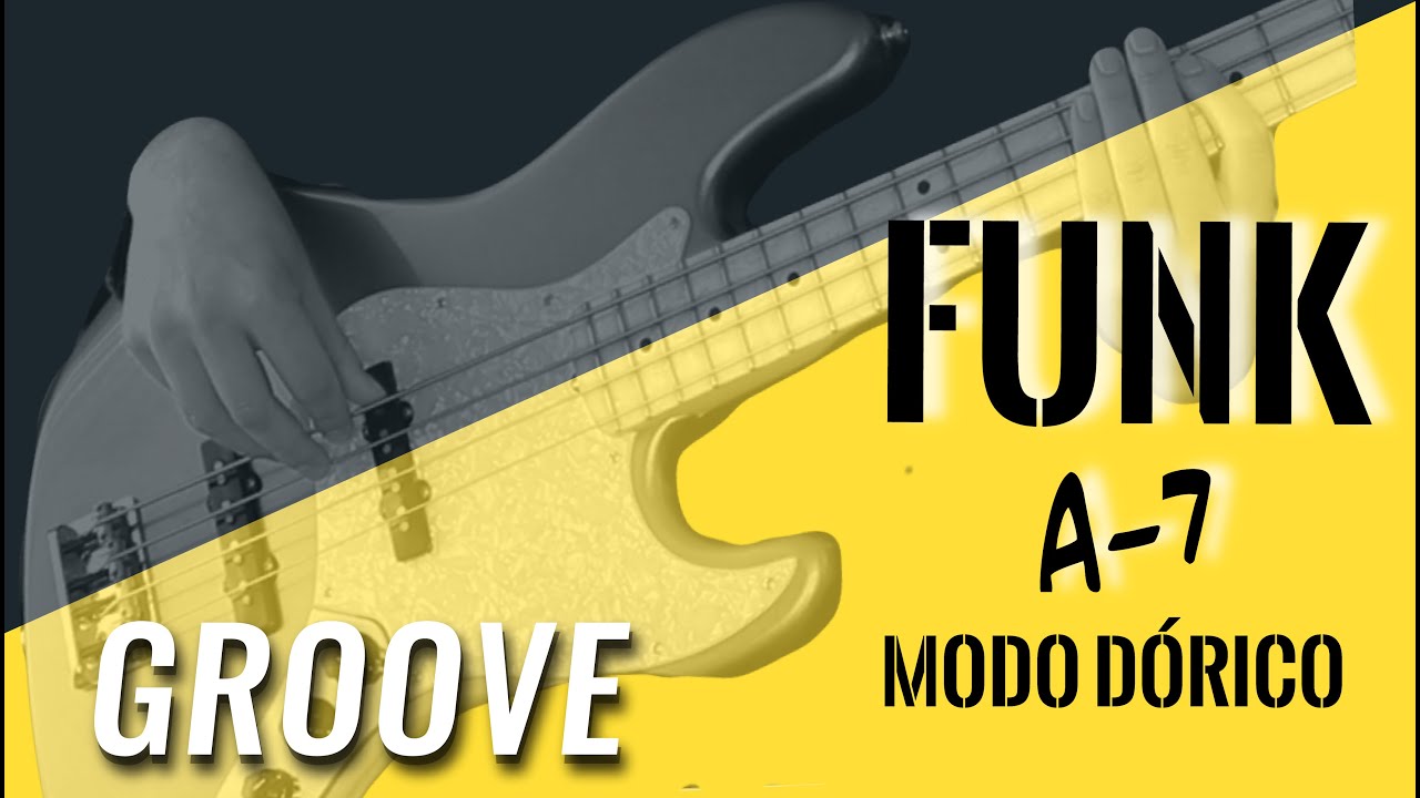 Una linea de bajo simple | Funk Groove  en La menor