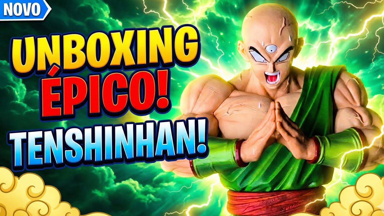 Estatueta Tenshinhan | Colecion&aacute;veis de Dragon Ball ✅ | esse t&aacute; lindo demais 👏🏻