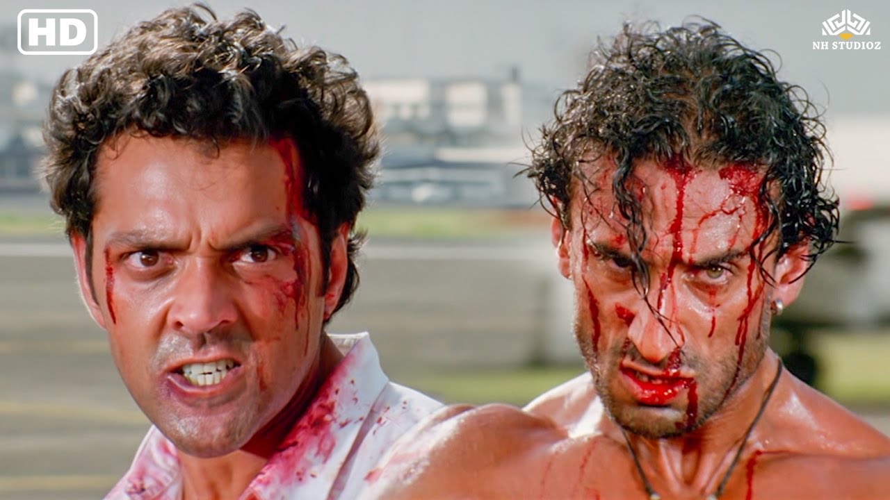 आशिक़ मूवी का ये सीन जो Animal मूवी की तरह लगता है | Bobby deol rahul dev fight scene | Aashiq movie