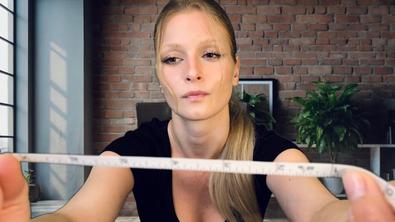 (АСМР) Мне нужно измерить твоё лицо