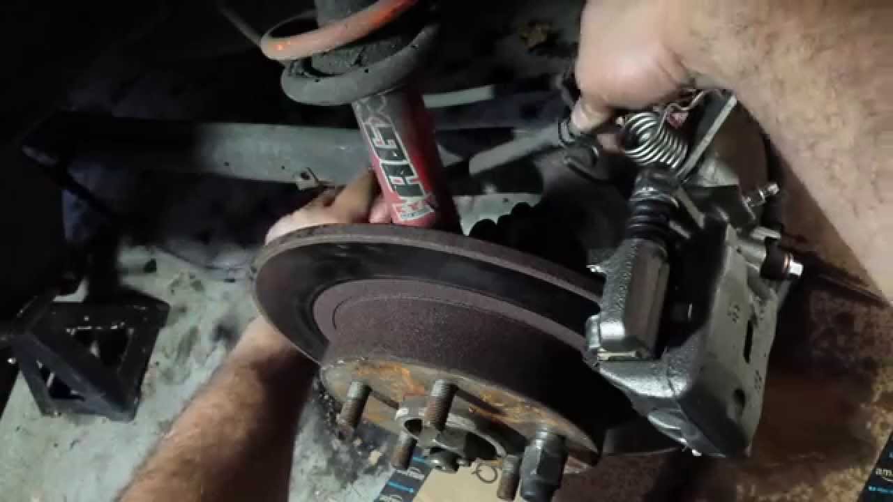 1995-2001 Nissan Maxima: Rear brake caliper replacement