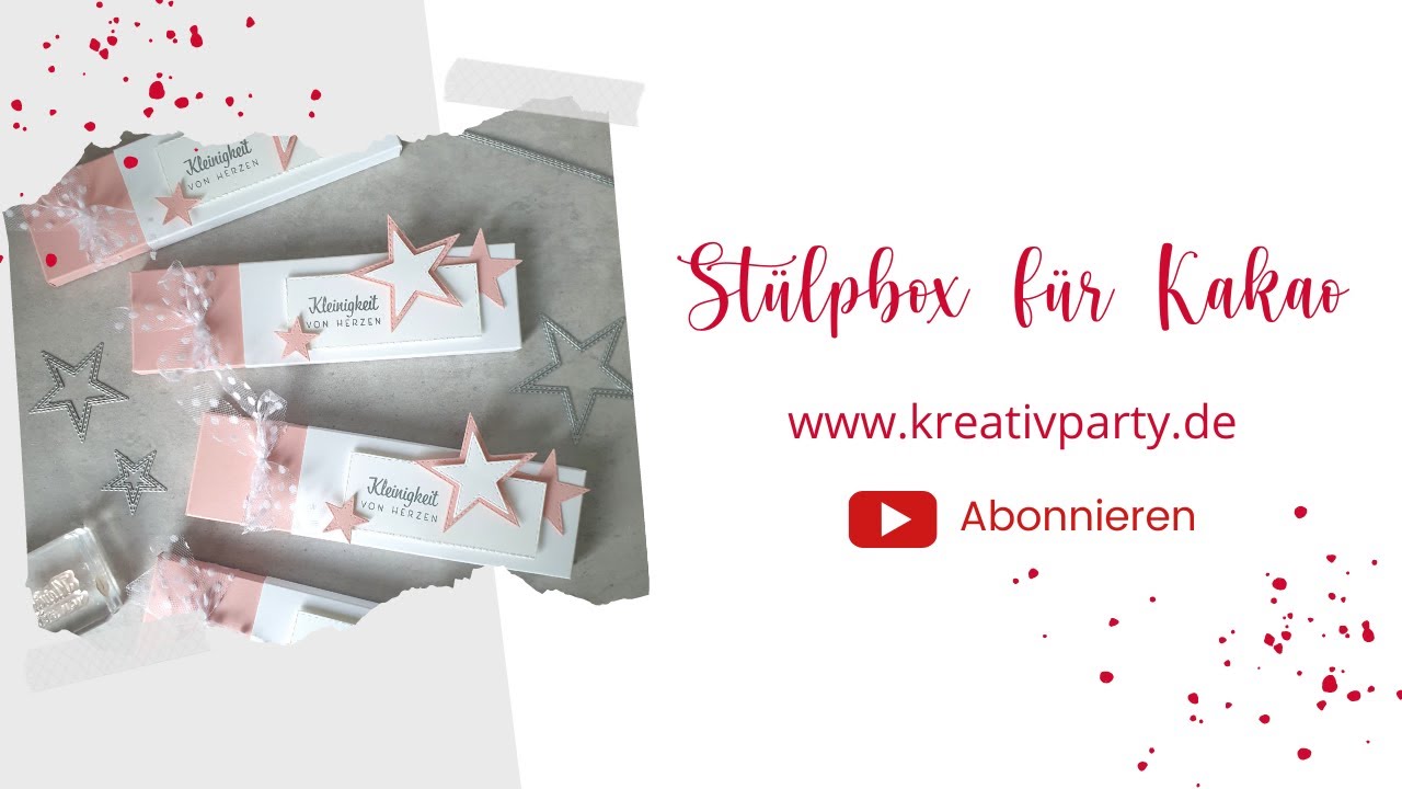 Stülpbox für Trinkschokolade