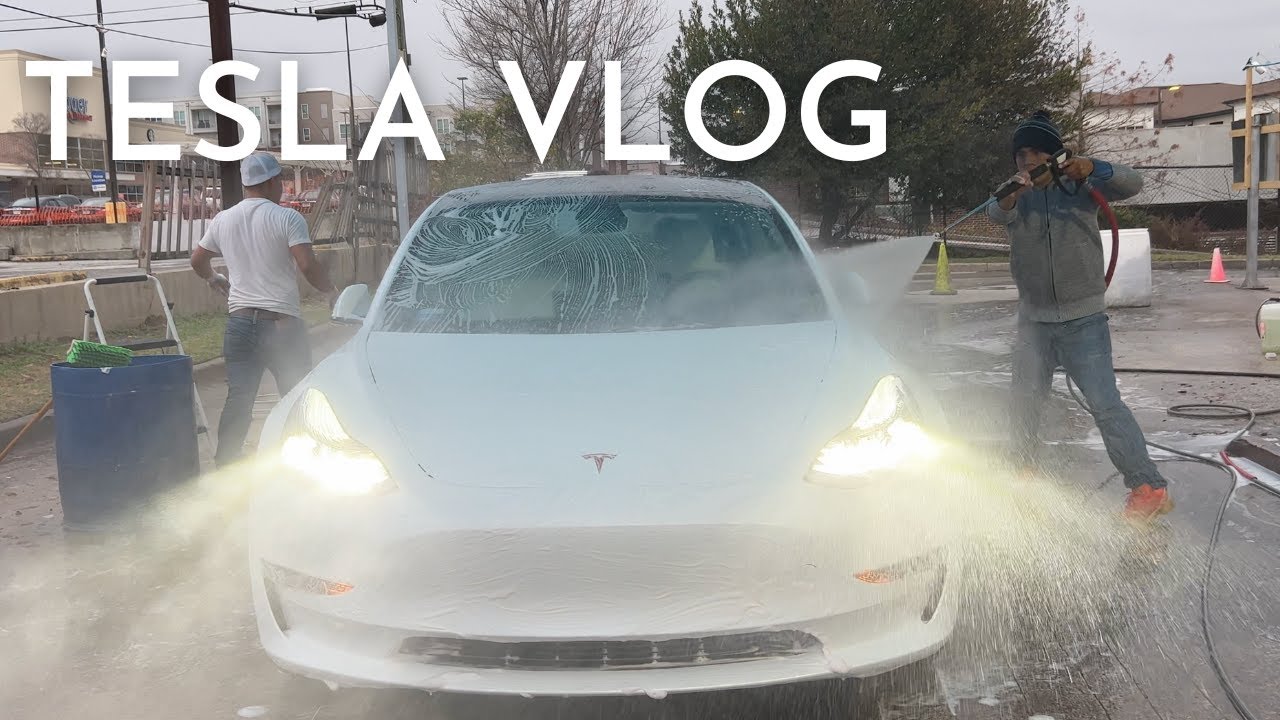 Random Tesla Vlog | Car Wash,  Accessories, Charging & More!