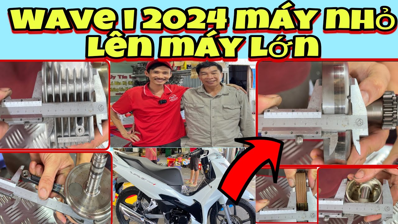 Clip 17/6 WAVE i 2024 máy nhỏ lên máy lớn,hệ ghiền xem tham khảo