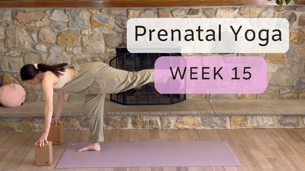 Prenatal Yoga Week 15 | Balancing Flow 22 mins