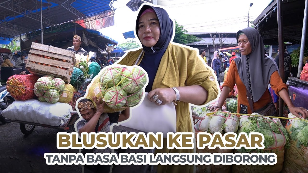 BLUSUKAN KE PASAR || BORONG SEMUA SAYURAN UNTUK STOK MAKAN GRATIS