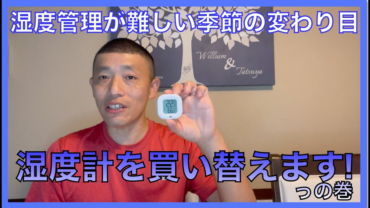 季節の変わり目対策：湿度計の買い替え！